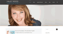 Desktop Screenshot of haleywoodaesthetics.com